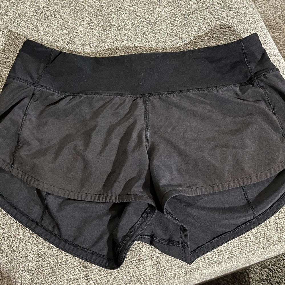 Lululemon Athletica Black Athletic Shorts